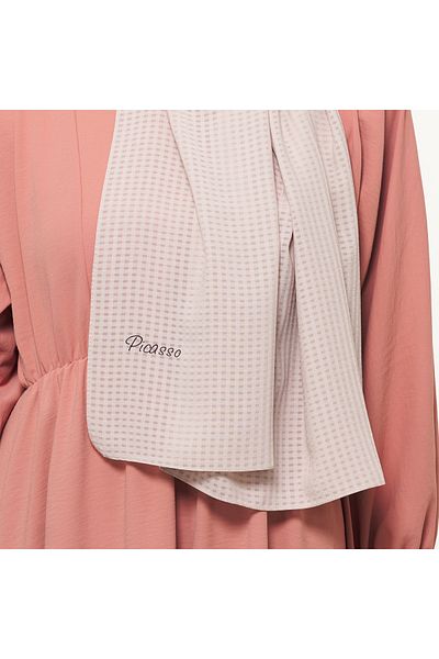 T Crazy T- Crazy καρό κρεπ Medina Silk, γυναικείο σάλι μόδας, μουσουλμανικό και εύκολο σχήμα