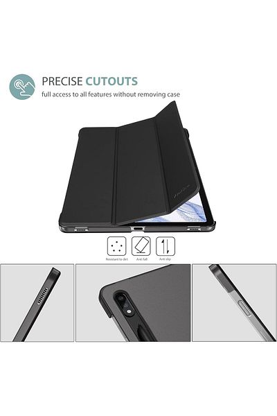 erorex حافظة ProCase لجهاز Galaxy Tab S8 Plus 2022/ Tab S7 FE 2021/ Tab S7 Plus 2020 مقاس 12.4 بوصة، حافظة واقية