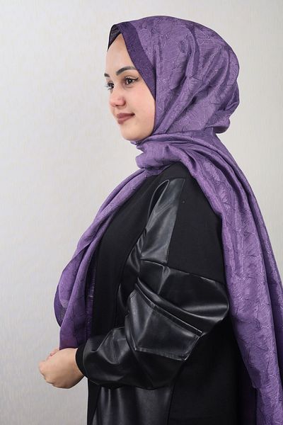 PİRAMİT Pyramid Monogram Flush Shawl - Pattern-01 - Color-07