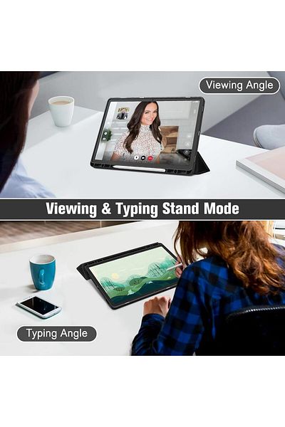 erorex جراب MAKINGTEC Hybrid Slim لهاتف Samsung Galaxy Tab S9 FE+ Plus/Galaxy Tab S9+ Plus مقاس 12.4 بوصة 2023