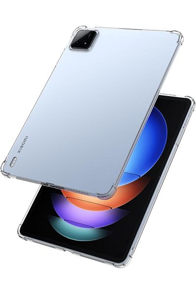 erorex غطاء URBBKING شفاف ناعم من مادة TPU مقاوم للصدمات لجهاز Xiaomi Pad 7 / Pad 7 Pro اللوحي