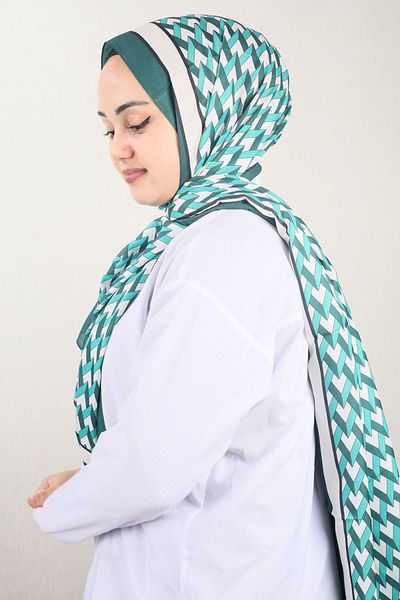 Emproyal Patterned Natural Silk Shawl - Pattern-08 - Color-14