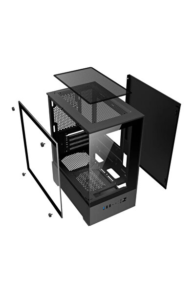 RAMTECH BİLGİSAYAR RUNNER Ryzen 5 5500 32Gb Ram 500Gb M2 Rx580 8Gb Ekran Kartı Gaming Bilgisayar