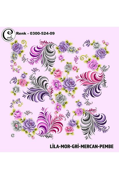 Cenk Γράψιμο με μοτίβο κέντημα - 0300-524 - Χρώμα-09
