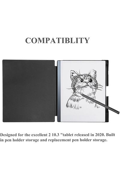 erorex حافظة GBUFIYSN لجهاز Remarkable 2 Paper Tablet - خفيفة الوزن وغطاء خلفي صلب واقٍ