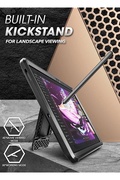 erorex جراب SUPCASE [سلسلة Unicorn Beetle PRO] مصمم لجهاز Galaxy Tab S7 FE (إصدار 2021)،