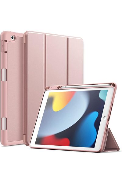 erorex حافظة JETech لجهاز iPad مقاس 10.2 بوصة 2021/2020/2019 (9th/8th/7th) مع حامل قلم، جهاز لوحي رفيع