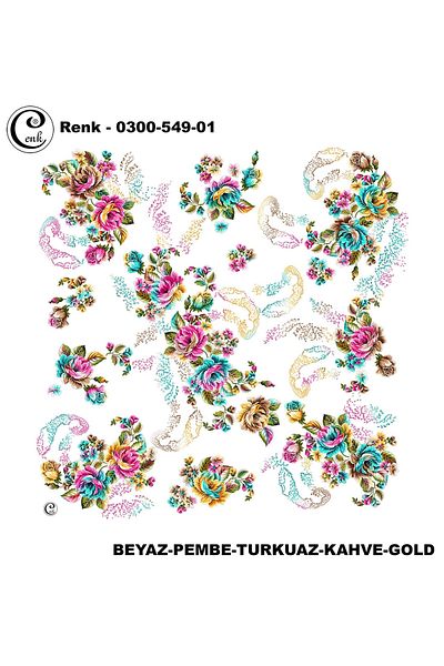 Cenk Γράψιμο με μοτίβο κέντημα - 0300-549 - Χρώμα-01