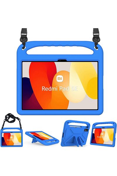 erorex جراب T Tersely Kids لجهاز Xiaomi Redmi Pad SE مقاوم للصدمات ومتين، مصنوع من إسفنج EVA خفيف الوزن، غطاء للكمبيوتر اللوحي