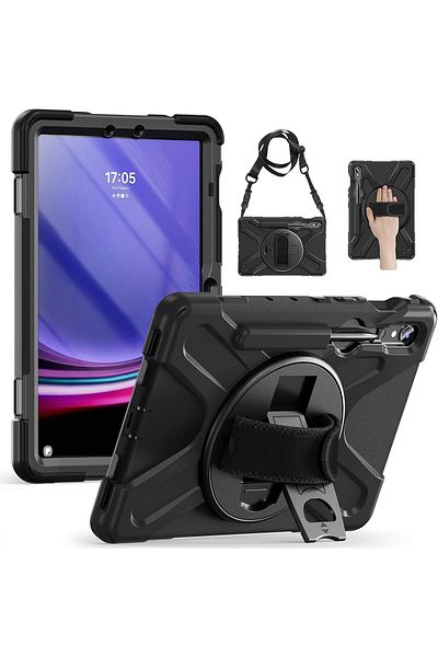 erorex جراب ZenRich المتين لجهاز Samsung Galaxy Tab S9 FE/S9/S8/S7 مع حامل قلم S، حماية شديدة التحمل