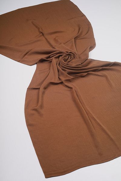 İpekal Μονόχρωμο μονόχρωμο μεταξωτό σάλι Yoryo Crinkle - Μοτίβο-01 - Χρώμα-33