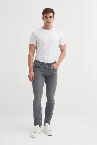 Cazador Terry Slim Fit τζιν παντελόνι κανονικό σωλήνα μέσης