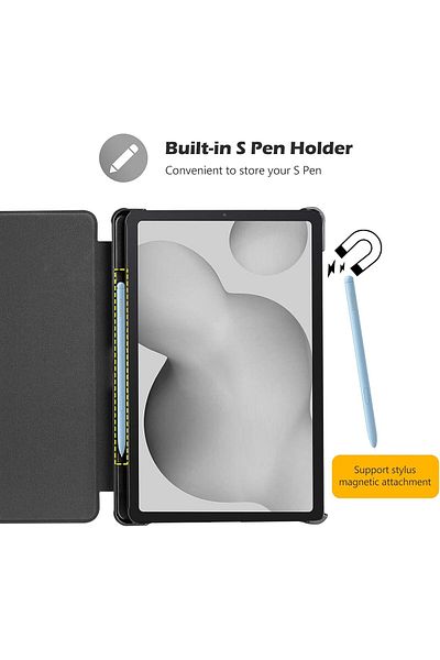 erorex حافظة ProCase لجهاز Galaxy Tab S6 Lite 10.4 2022 2020 مع حامل قلم، حافظة رفيعة واقية