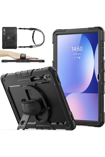 erorex SEYMAC stock Case for Samsung Galaxy Tab S10 Ultra 14.6'' - Black