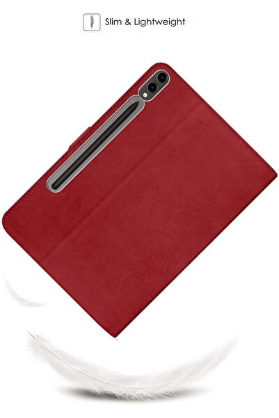 erorex WTECH Samsung Galaxy Tab S10+ / S10 Plus 5G 2024 (12.4 inch) X820 X826B PU Leather Magnetic Closure