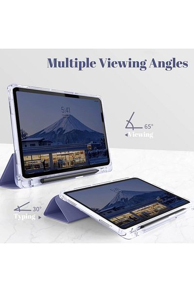 erorex جراب NESLIN لجهاز Lenovo Tab P11 مقاس 11.5 بوصة 2023 - أسود