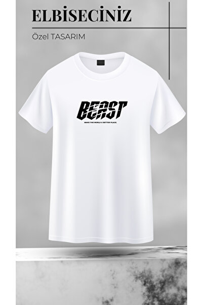 VİZYON İKRA Μπλουζάκι/Τι-σερτ Unisex με εμπρόσθια στάμπα Mr Beast, ειδικού σχ...