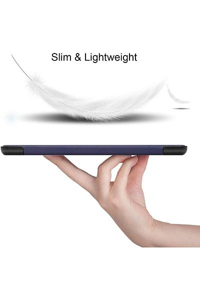 erorex جراب Kepuch Custer لجهاز Samsung Galaxy Tab A7 Lite مقاس 8.7 بوصة T220 T225 - غلاف صلب من جلد البولي يوريثان فائق النحافة