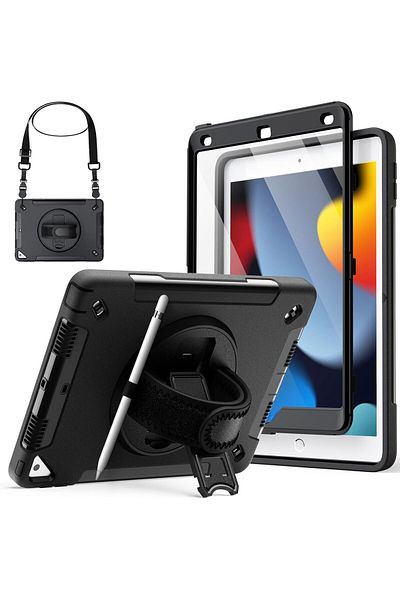 erorex حافظة JETech لجهاز iPad مقاس 10.2 بوصة (الجيل التاسع/الثامن/السابع، 2021/2020/2019) مع شاشة مدمجة