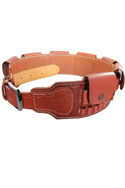 YT Hobby Hakiki Deri Yivli Fişeklik (7.62, 30.06, .303, .308, 7.7x54, 8x57, ....