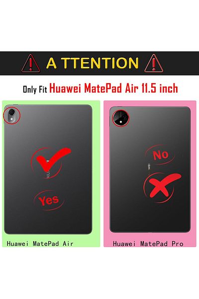 erorex حافظة A-BEAUTY متوافقة مع جهاز Huawei MatePad Air 11.5 بوصة اللوحي 2023 مع حامل قلم، تدور 360 درجة