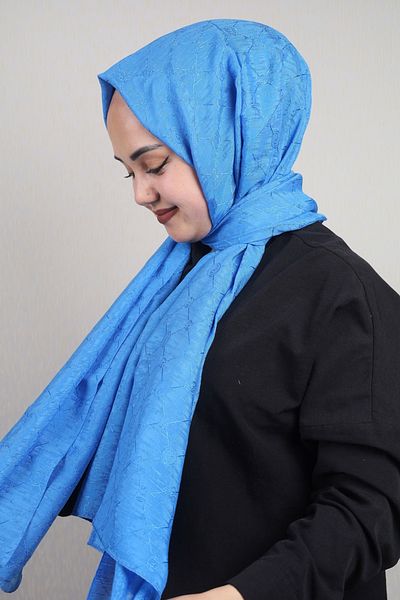 PİRAMİT Pyramid Monogram Floss Shawl - Pattern-02 - Color-04
