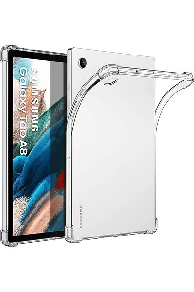 erorex جراب Lukione Tab A8 لجهاز Samsung Galaxy Tab A8 مقاس 10.5 بوصة - شفاف