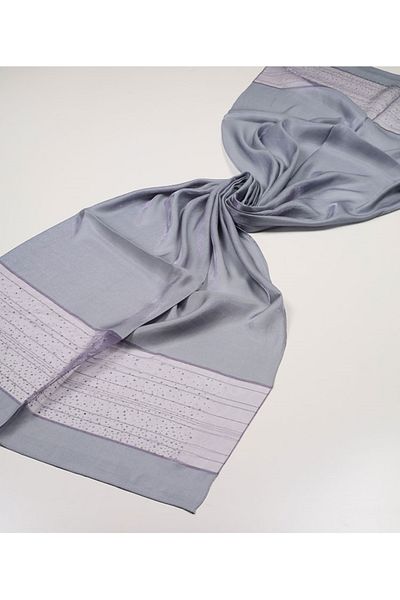 PİRAMİT Pyramid Solid Color Stone Evening Dress Shawl - Pattern-06 - Color-06