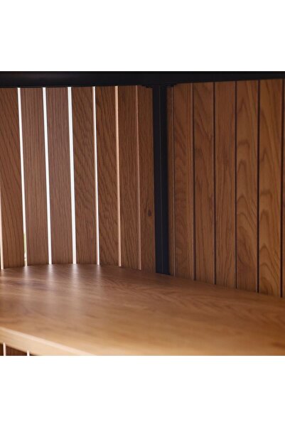 Danube Home Calibra Bookcase - Light Oak L100xw40xh160cm