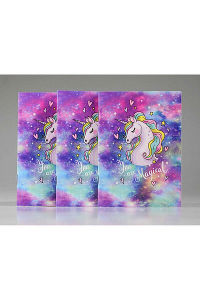 4nio Magical Unicorn 3-Pack Mini Notebook