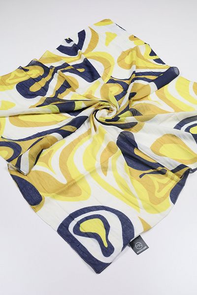 Modakaşmir Patterned Bamboo Scarf - Pattern-09 - Color-07