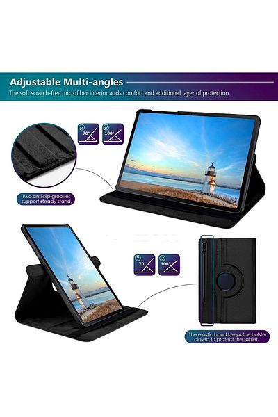 erorex QIXUZENI Case Compatible for Samsung Galaxy Tab S10 Ultra/Tab S9 Ultra 14.6-Inch, Multi-Angle