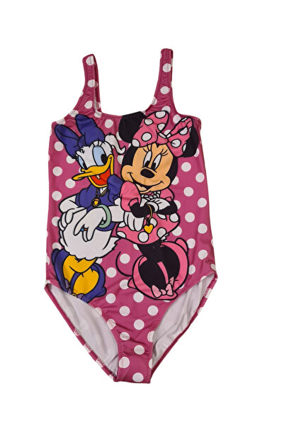 Butik Glowzia Miki Mause Baskılı Kız Çocuk Mayo