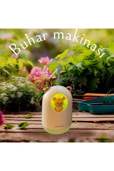 Arabasına Aşıklar Kulubü IŞIKLI AROMATERAPİ BUHAR MAKİNASI (İÇİNE AROMALI YAĞ KULLANABİLİRSİNİZ)
