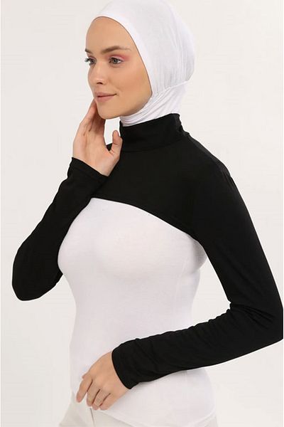 LAVENDER Neck Collar Sleeve - Black