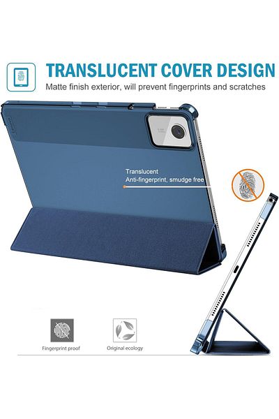 erorex حافظة ProCase Smart لجهاز Lenovo Tab M11 مقاس 11 بوصة 2024 - أزرق داكن