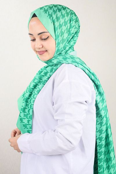 Emproyal Patterned Natural Silk Shawl - Pattern-09 - Color-02