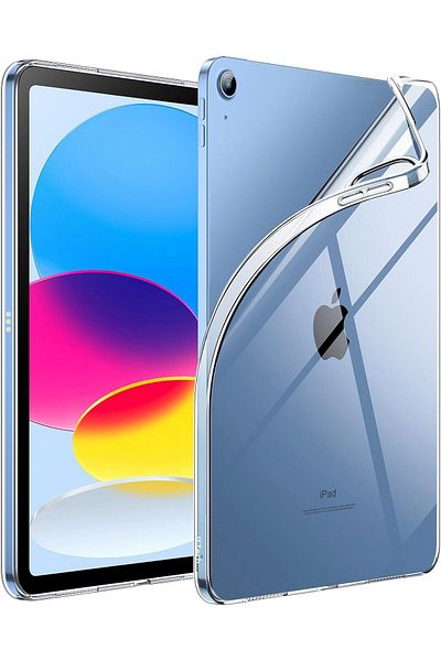 erorex حافظة JETech لجهاز iPad 10 (10.9 بوصة، موديل 2022، الجيل العاشر)، مصنوعة من مادة TPU الناعمة الشفافة النحيفة
