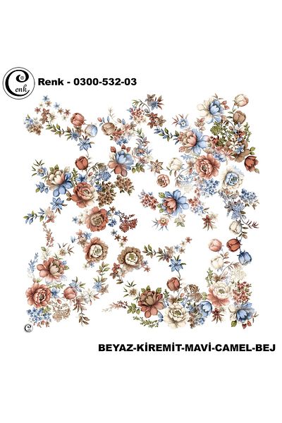 Cenk Γράψιμο με μοτίβο κέντημα - 0300-532 - Χρώμα-03