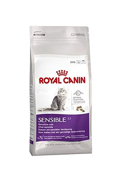 Royal Canin Sensible Feline Cat Health Nutrition Brown 2kg