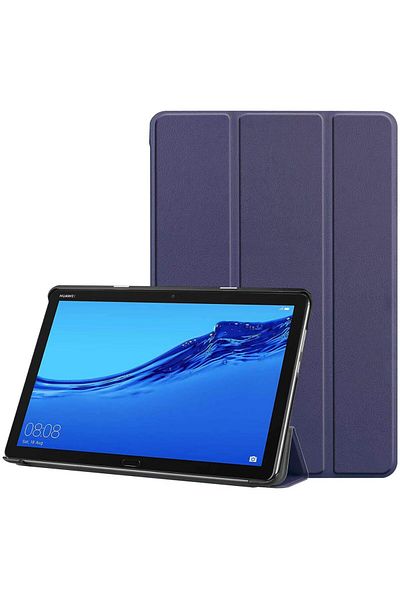 erorex . جراب BulaMall لجهاز Huawei MediaPad M5 Lite مقاس 10 بوصات - أزرق داكن