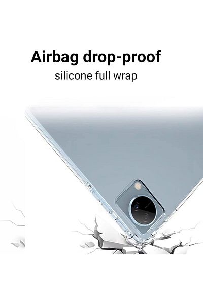 erorex جراب Lukione Tab A8 لجهاز Samsung Galaxy Tab A8 مقاس 10.5 بوصة - شفاف