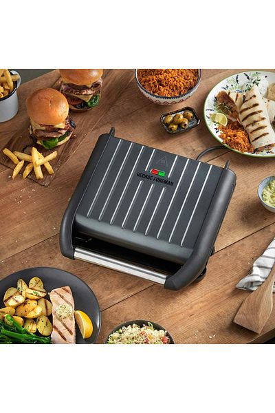 George Foreman George Foreman Medium Steel Grill Family, Grey 1650W - 25041