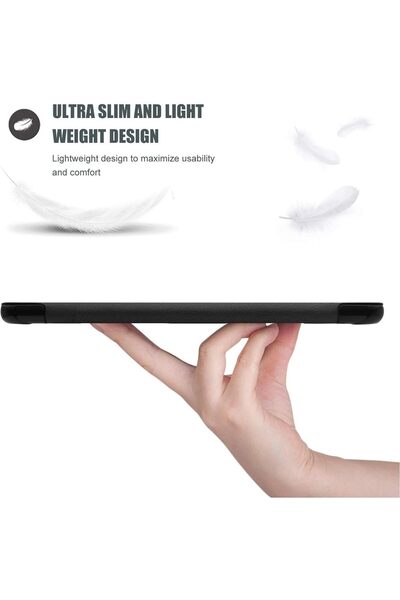 PROCASE Galaxy Tab A 8.0 2019 Hard Shell Trifold Stand Case (SM-T290/SM-T295) - Black