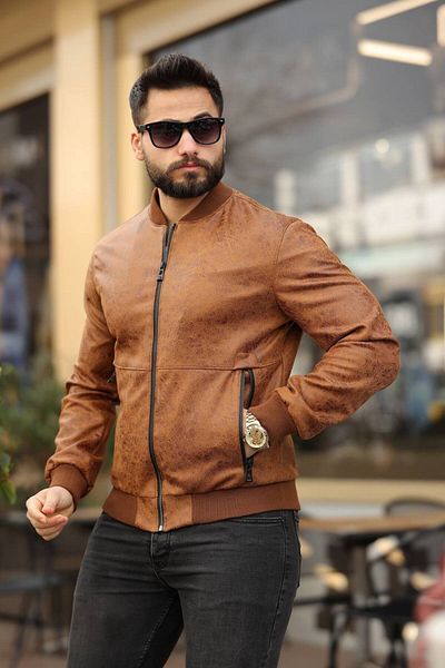 KOCCI Εποχιακό μπουφάν Napa Leather College