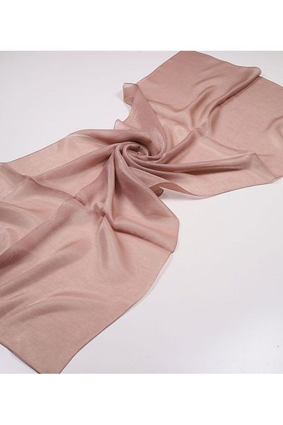 PİRAMİT Pyramid Solid Color Amber Shawl - Pattern-04 - Color-06