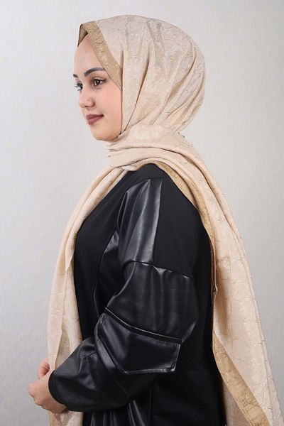 PİRAMİT Pyramid Monogram Flush Shawl - Pattern-01 - Color-24