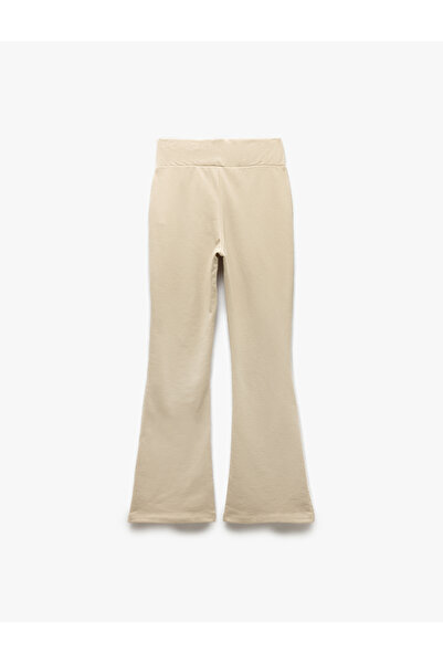 Koton Slim Fit Üç İplik İspanyol Paça Eşofman Altı