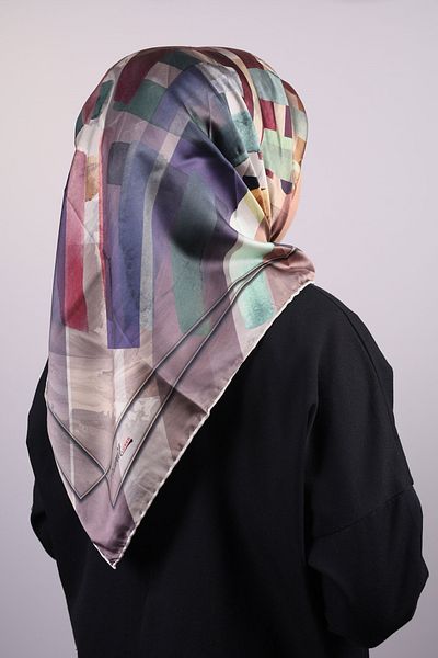 PİRAMİT Φουλάρι Luxer Pyramid Rayon - Μοτίβο-30, Χρώμα-02