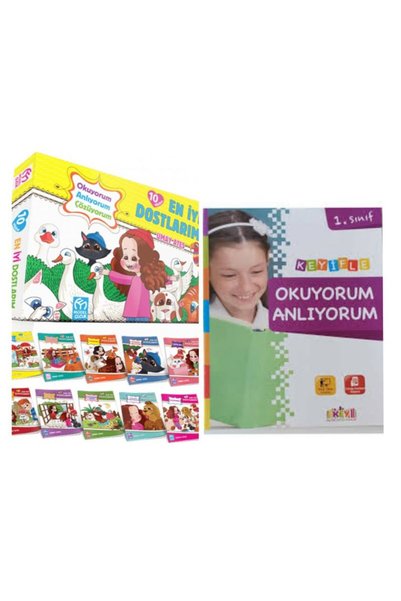 MODEL EĞİTİM YAYINCILIK 1.sınıflar Için En Iyi Dostlarım Hikaye Seti  Ve Keyi...